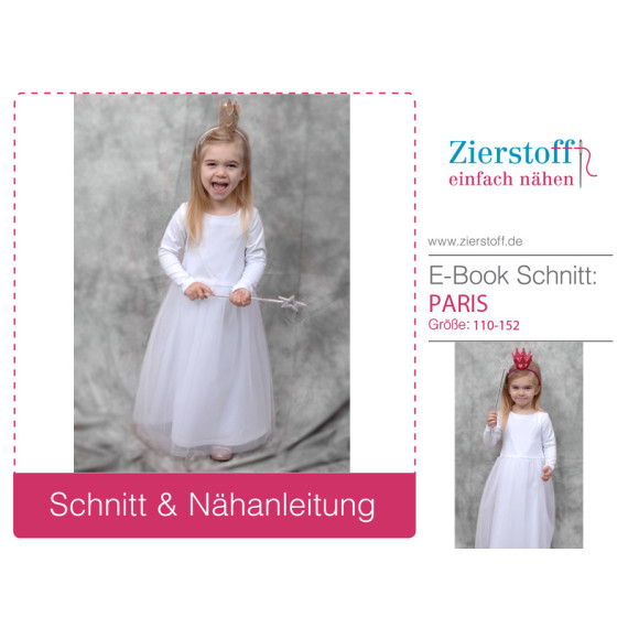 E-Book - Kleid „PARIS“, Gr. 110 – 152